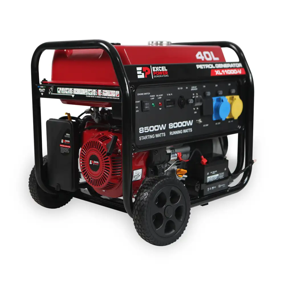 Excel-Power-XL11000V-8KW-Open-Framed-Petrol-Generator-1