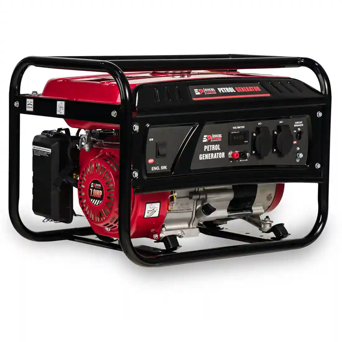 Excel-Power-XL3000E-3kW-Open-Frame-Petrol-Generator